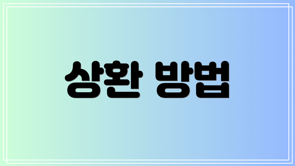 상환 방법