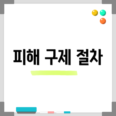 피해 구제 절차