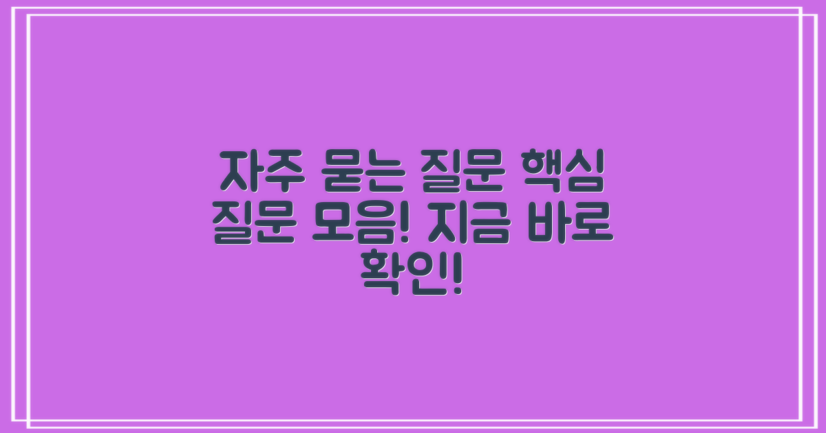 자주 묻는 질문