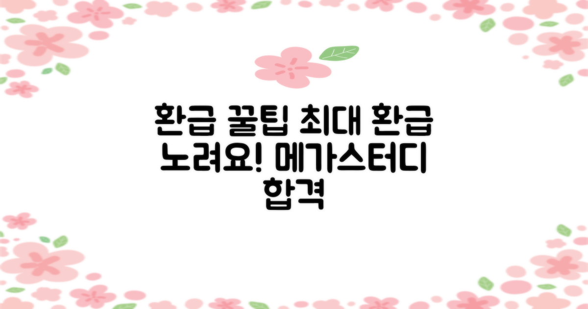 메가스터디 인강 패스로 환급받는 방법과 팁: 목표 달성, 최대 환급 노리기