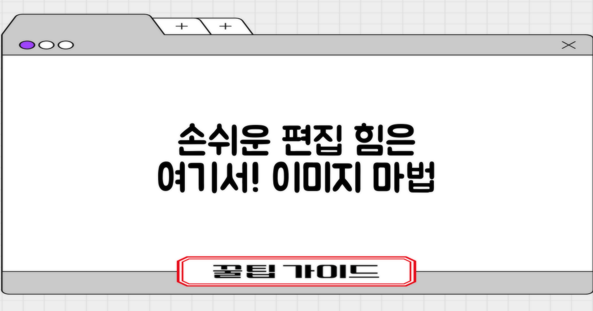 이미지 편집, 간편함의 힘