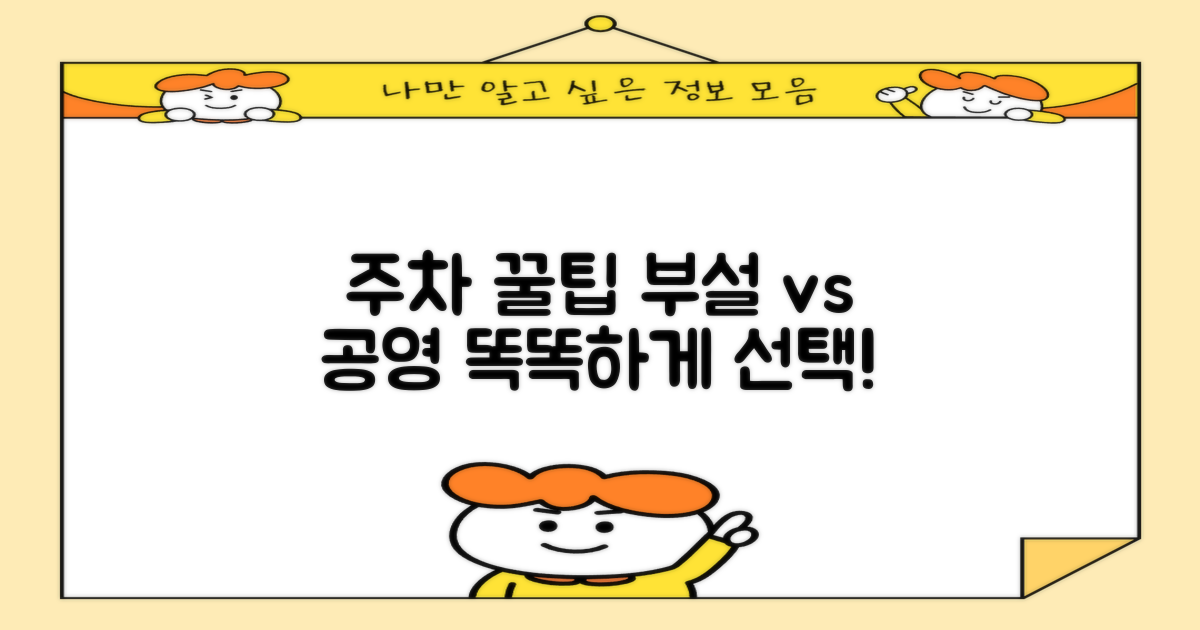 부설주차장 & 공영주차장: 현명한 주차 정보 총정리