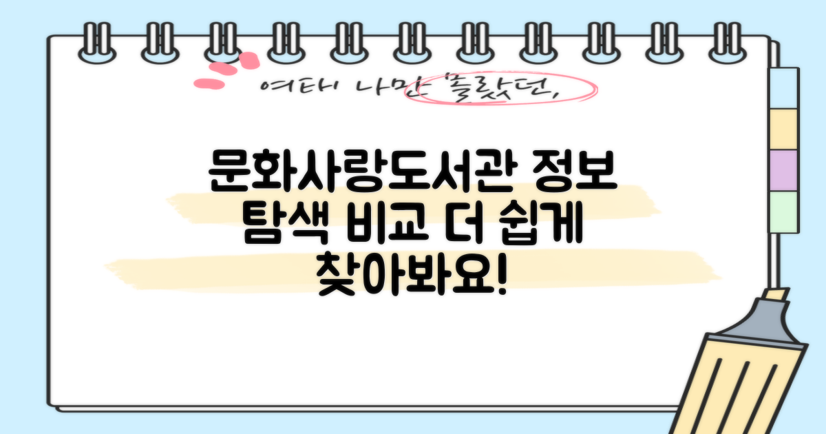 문화사랑도서관, 다양한 정보 탐색 방법을 비교 분석합니다