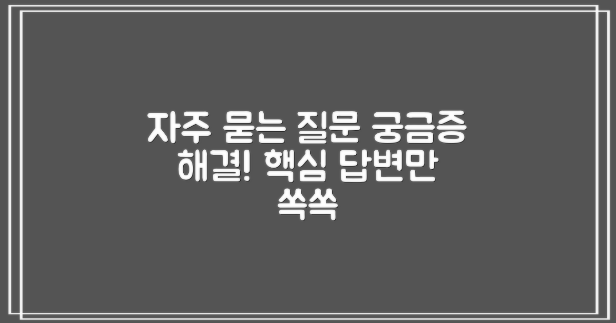 자주 묻는 질문