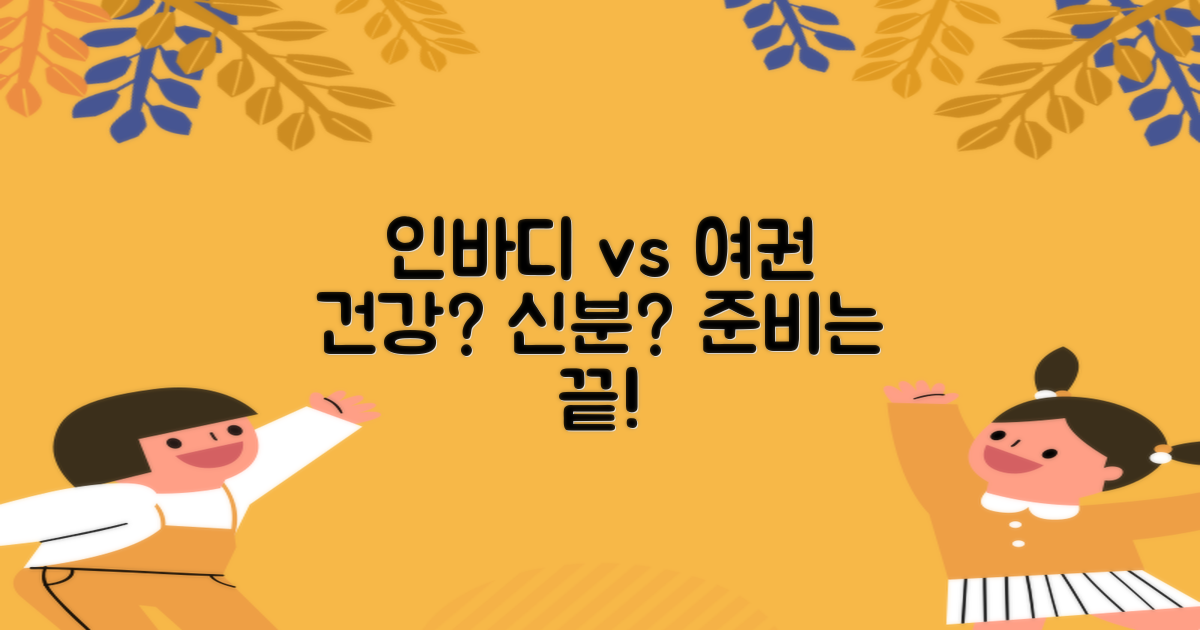 인바디/여권: 건강 챙기기 vs. 신분 확인, 어떻게 준비해야 할까요?