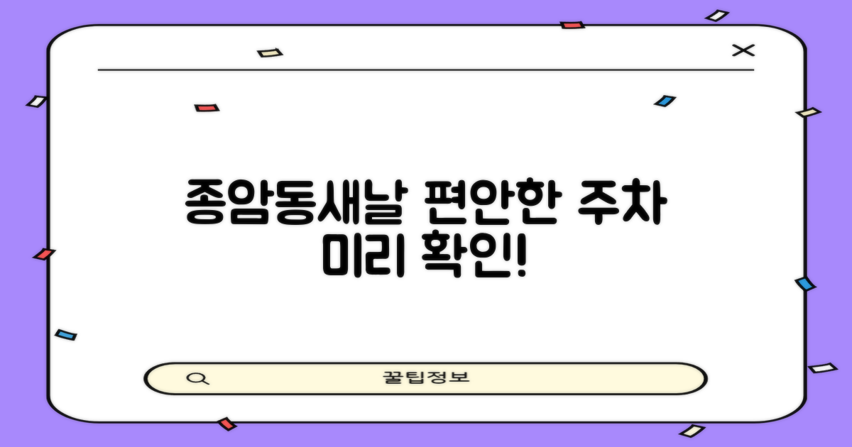종암동새날도서관, 주차 정보를 미리 파악하여 편안하게 방문하세요!