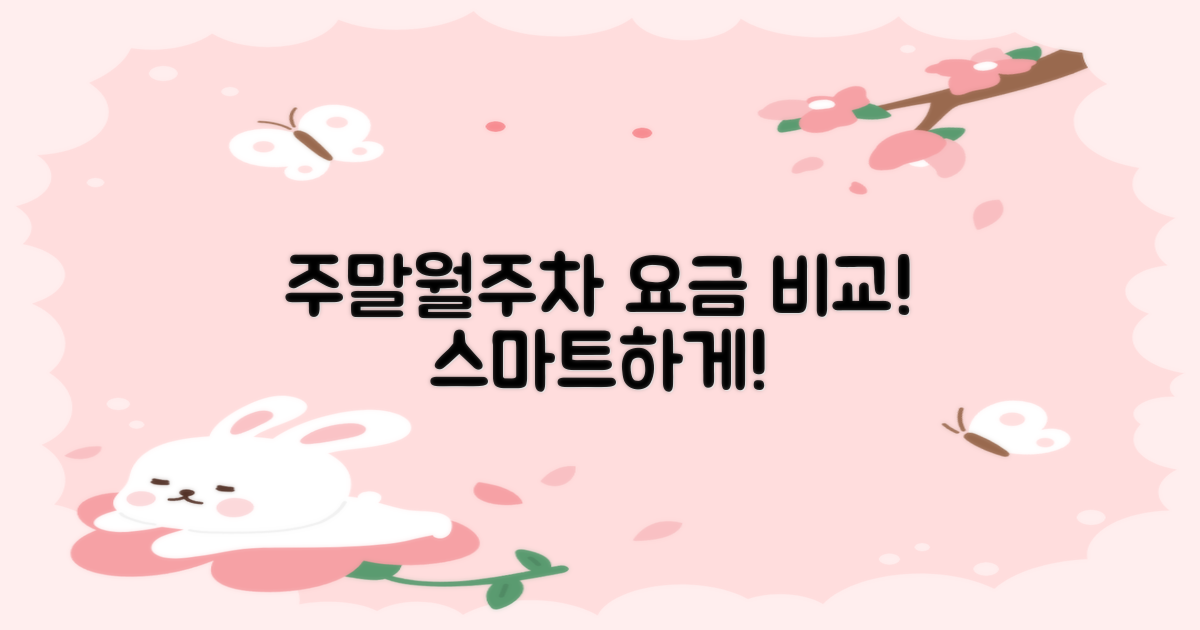 주말·월주차: 요금 비교, 스마트하게 이용하기